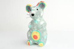 souris grise - Animaux en polystyrène - 10doigts.fr - 2