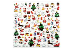 Stickers Noël 3D - 95 stickers - Gommettes de Noël : autocollants et stickers créatifs pour enfants - 10doigts.fr
