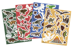 stickers fenêtres dinosaures - Stickers fantaisies : personnalisez toutes vos créations - 10doigts.fr