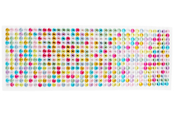 Strass autocollants en bande, multicolore - 504 pcs - Strass : apportez de l'éclat à toutes vos créations - 10doigts.fr