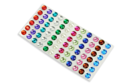 strass redondos coloridos - Strass adhesivos - 10doigts.fr