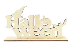 support bois halloween - Supports d'Halloween à décorer - 10doigts.fr - 2