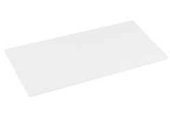support bois rectangle blanc - Supports libres pour peinture - 10doigts.fr