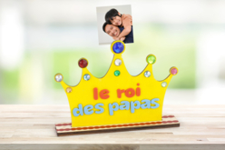 Wooden Crown Photo Holder - 2 - Wooden Shapes - 10doigts.com - Wooden Shapes - 10doigts.fr