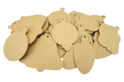 Suspensiones de Navidad de madera - 50 unidads - Decoraciones de Navidad de madera – 10doigts.fr