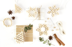 Kit suspensiones de Navidad en cuentas - 6 unidads - Suspensiones y decoración mural – 10doigts.fr