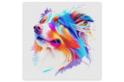 Diamond Painting Kit, Dog - 30 x 30 cm - 2 - Diamond Painting: Complete Kit - 10doigts.com - Diamond Painting: Complete Kit - 10doigts.fr
