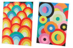 Abstract Sand Picture Boards - 6 Pieces - 2 - Colored Sand - 10doigts.com - Colored Sand - 10doigts.fr