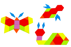Wooden Tangram Game - 130 Pieces - 2 - Wooden Games and Toys - 10doigts.com - Wooden Games and Toys - 10doigts.fr