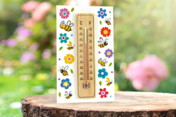Thermomètre d'extérieur - Thermomètres à décorer et à fabriquer - 10doigts.fr - 2