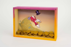 tirelire picsou - Objets bois pour le bureau - 10doigts.fr - 2