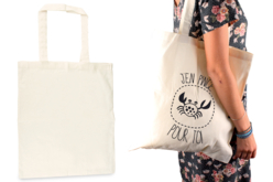 Cotton Tote Bag - 43 X 38 cm - Cotton, Linen - Textiles – 10doigts.fr