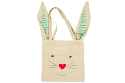 Tote bag Lapin - Paniers de Pâques - 10doigts.fr