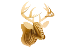 trophée cerf - Décors en carton - 10doigts.fr