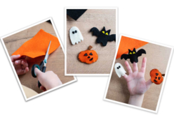 tuto feutrine halloween - Feuilles de feutrine - 10doigts.fr - 2