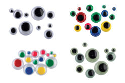 yeux mobiles adhésifs DIY - Yeux mobiles - 10doigts.fr - 2