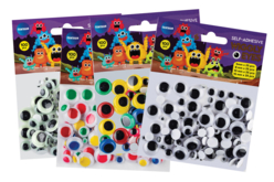 yeux mobiles adhésifs - Yeux mobiles - 10doigts.fr