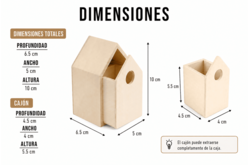 Dimensiones - Cajas de madera - 10doigts.fr