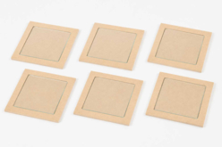 Glass Coasters - 6 Pieces - Glass Supports – 10doigts.fr
