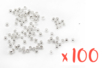 Crimp Beads Silver - 100 Pieces - 2 - Crimp Beads - 10doigts.com - Crimp Beads – 10doigts.fr