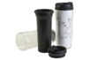 Thermal Mug with Lid - 1 - Transparent Plastic - 10doigts.com - Transparent Plastic – 10doigts.fr