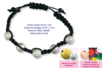 Shamballa bracelets with glitter metal beads + wooden beads - 0 - Handicrafts for Creating Your Jewelry - 10doigts.com - Handicrafts for Creating Your Jewelry – 10doigts.fr