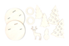 2 escena de navidad con candelabro - Candelabros de madera – 10doigts.fr