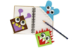 Marcapáginas monstruos divertidos en papel - Actividades manuales Halloween – 10doigts.fr