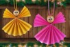 Ángeles de Navidad en papel - Abalorios Madera – 10doigts.fr