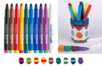 Bicolored Magic Markers - 10 Markers - 0 - Fancy Markers - 10doigts.com - Fancy Markers – 10doigts.fr