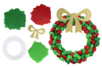 Coronas de Navidad en papel de seda - Kits creativos de Navidad para los niños – 10doigts.fr