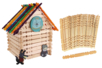Palos de construcción dentados - Accesorios en madera – 10doigts.fr