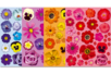 Set de 12 hojas de papel vegetal con motivos de flores (3 hojas por tipo) - 10doigts.fr