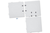 Placa cuadrada para abalorios de planchar + papel sulfurizado - Abalorios para planchar 5 mm – 10doigts.fr