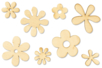 Natural Wooden Flowers - 8 Pieces - 0 - Raw Wood Decor - 10doigts.com - Raw Wood Decor – 10doigts.fr