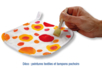 White Cotton Oven Glove with Quilted Stitching - 5 - Cotton, Linen - Textiles - 10doigts.com - Cotton, Linen - Textiles – 10doigts.fr