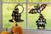 6 decoraciones halloween vitrail - Kits creativos de Halloween – 10doigts.fr