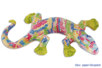 Paper Mache Lizard 17.5 cm - 4 - Cardboard Animals - 10doigts.com - Cardboard Animals – 10doigts.fr