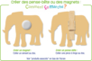 Crear pense-bote o imanes - Deco de madera pintada – 10doigts.fr