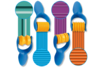 Set de 4 rodillos de estampado surtidos - Herramientas de Modelado – 10doigts.fr
