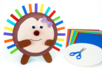 Hedgehog with a Plate and Paper Strips - 1 - Autumn Crafts - 10doigts.com - Autumn Crafts – 10doigts.fr