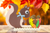 Squirrel and Its Autumn Harvest - 2 - Autumn Crafts - 10doigts.com - Autumn Crafts – 10doigts.fr