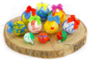 Actividad Niños Bola Navidad Marbling - Actividades manuales decoraciones del árbol de Navidad – 10doigts.fr