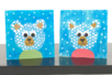 Bubble Wrap Painting: White Bear - 4 - Kids Crafts Winter - 10doigts.com - Kids Crafts Winter – 10doigts.fr