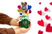 Pot de corazones fête des mères/grands-mères - Mosquetones – 10doigts.fr
