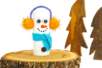 Actividad Navidad Niño Muñeco de nieve Rollo de cartón - Actividades manuales personajes de Navidad – 10doigts.fr