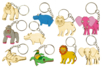 Wooden Keychains "Savannah Animals" - 5 Pieces - 1 - Keychains - 10doigts.com - Keychains – 10doigts.fr