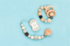 anillo de dentición infantil  - Abalorios Madera – 10doigts.fr