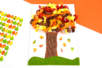 Autumn Tree in Rolled Paper - 1 - Autumn Crafts - 10doigts.com - Autumn Crafts – 10doigts.fr