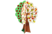 árbol en flor - Siluetas de madera – 10doigts.fr